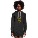 Women Smile Hoodie - heather black