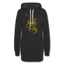 Women Smile Hoodie - heather black