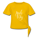 Women's Smile T-Shirt - sun yellow