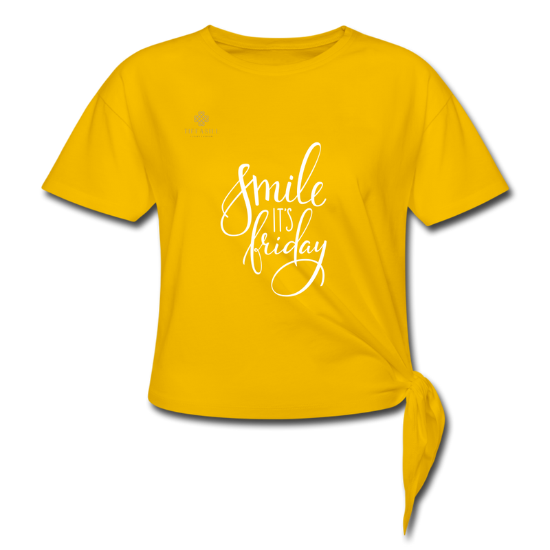 Women's Smile T-Shirt - sun yellow